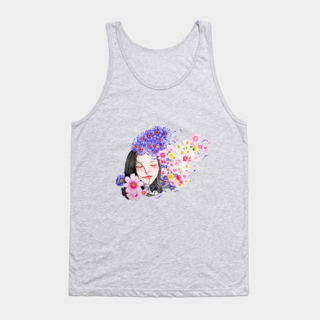 water color and roses Tank Top by mnStore